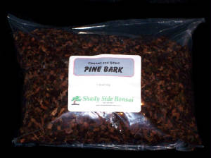 pine bark for bonsai soil from shady side bonsai